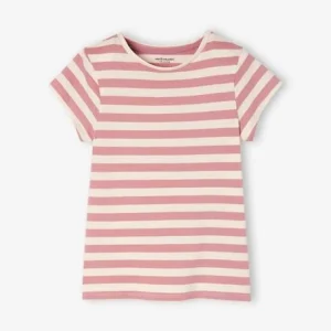 Lot De 3 T-shirts Basics Détails Irisés Fille Lot Sauge – Vertbaudet excellents soldes 14