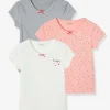 Lot De 3 T-shirts Manches Courtes Fille Dream BASICS Lot Ivoire – Vertbaudet Pas Cher soldes France 17