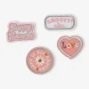 Large choix en ligne Lot De 4 Badges Thermocollants Fille Rose – Vertbaudet 22