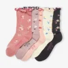 excellent qulity Lot De 5 Paires De Chaussettes Volantées à Fleurs Fille Lot Dark Bleu Indigo – Vertbaudet 10