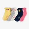 Lot De 5 Paires De Mi-chaussettes Brodées Lot Jaune Clair – Vertbaudet en promotion 10