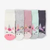 Lot De 5 Paires De Mi-chaussettes Licornes Lot Ivoire – Vertbaudet pas cher 11