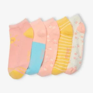 REMISE allant jusqu. Lot De 5 Paires De Soquettes Fille Jaune – Vertbaudet 7