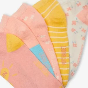 REMISE allant jusqu. Lot De 5 Paires De Soquettes Fille Jaune – Vertbaudet 9