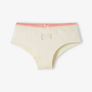 prix pas cher Lot De 5 Shorties Coeurs Fille Lot Rose Et Blanc – Vertbaudet 10