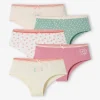 prix pas cher Lot De 5 Shorties Coeurs Fille Lot Rose Et Blanc – Vertbaudet 17