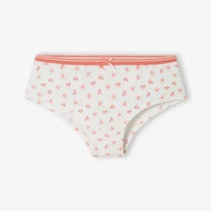 nouveau produit Lot De 5 Shorties Coeurs Fille Lot Rose Et Blanc – Vertbaudet 14