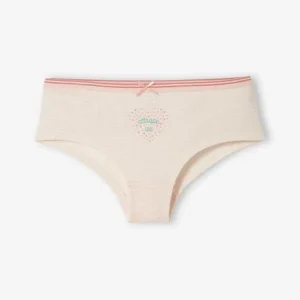 nouveau produit Lot De 5 Shorties Coeurs Fille Lot Rose Et Blanc – Vertbaudet 18