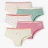 nouveau produit Lot De 5 Shorties Coeurs Fille Lot Rose Et Blanc – Vertbaudet 22