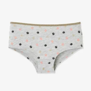 Lot De 5 Shorties Fille Lot Gris Clair Chiné – Vertbaudet Nouveau 12