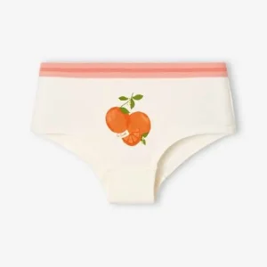 dernières Lot De 5 Shorties Fruits Fille Pêche – Vertbaudet 10