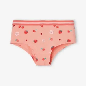 dernières Lot De 5 Shorties Fruits Fille Pêche – Vertbaudet 12