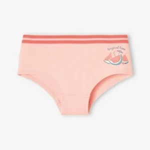 dernières Lot De 5 Shorties Fruits Fille Pêche – Vertbaudet 14