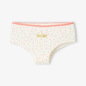 Lot De 5 Shorties Licorne Fille Bouton De Rose Imprime – Vertbaudet magasin en ligne 10