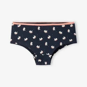 ﻿soldes Lot De 5 Shorties Licorne Fille Bouton De Rose Imprime – Vertbaudet 18