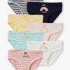 Lot De 7 Culottes Fille Lot Ivoire Rayé – Vertbaudet Neuve avec étiquette 22