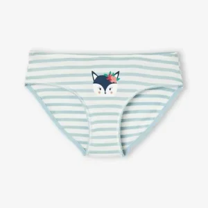 Lot De 7 Culottes Fille Animaux Blanc – Vertbaudet Neuve avec étiquette 14