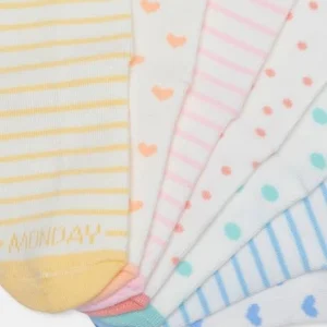 SOLDES TOUT À Lot De 7 Paires De Chaussettes Fille Semainier écru – Vertbaudet 9