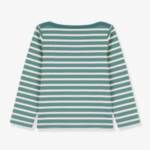 mode Marinière Coton PETIT BATEAU Rayé Vert – Petit Bateau 7