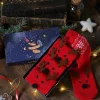 Pack Chaussettes Noël Fille Enfant + Adulte Rouge Foncé Imprimé – Vertbaudet achat 8