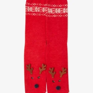 soldes de Noël Pack Chaussettes Noël Fille Enfant + Adulte Rouge Foncé Imprimé – Vertbaudet 15