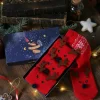 soldes de Noël Pack Chaussettes Noël Fille Enfant + Adulte Rouge Foncé Imprimé – Vertbaudet 13