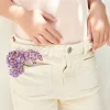 Pantalon Flare Fille Ceinture Tressée Fantaisie écru – Vertbaudet vente pas cher en ligne 13