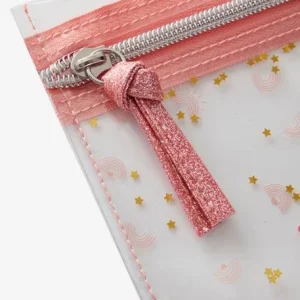 Pochette Zippée à Paillettes Fille Rose – Vertbaudet De super promotions disponibles 7