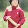 Pull Col Roulé En Maille Douillette Fille Framboise – Vertbaudet Satisfait ou Remboursé 22