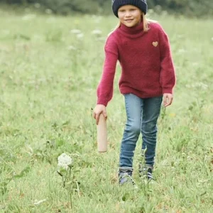 Pull Col Roulé En Maille Douillette Fille Framboise – Vertbaudet Satisfait ou Remboursé 18