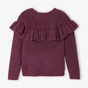 Top ventes Pull Douceur à Volants Fille Rose – Vertbaudet 8