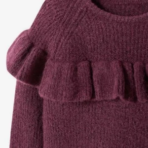 Top ventes Pull Douceur à Volants Fille Rose – Vertbaudet 10