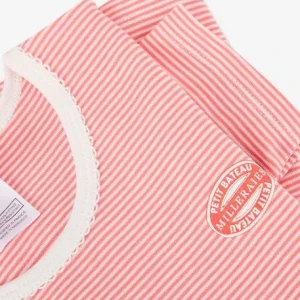 De Qualité Pyjacourt Milleraies Fille En Coton Biologique PETIT BATEAU Rayé Papaye – Petit Bateau 9