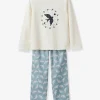 Pyjama Bi-matière Fille CYRILLUS écru – Cyrillus Pas Cher Magasin Soldes 20