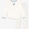 Pyjama En Coton Bio PETIT BATEAU Blanc – Petit Bateau ultratendance 16