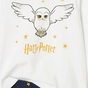 Pyjama Fille Harry Potter® Bas Bleu / Haut Crème – Harry Potter magasin pour 18