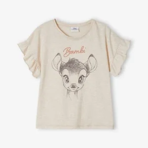 Pyjashort Fille Disney® Bambi Beige Chiné – Disney SOLDES TOUT À 9