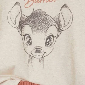 Pyjashort Fille Disney® Bambi Beige Chiné – Disney SOLDES TOUT À 15