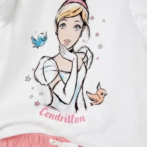 Pyjashort Fille Disney® Cendrillon Blanc – Disney économies garanties 15