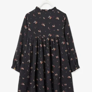 grossiste Robe à Collerette En Gaze De Coton Fille Caramel – Vertbaudet 10