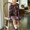 Robe à Collerette Imprimée Fleurs Fille Dark Prune Imprimé – Vertbaudet fashioniable 20