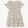 Robe à Smocks Motifs Fleurs Fille Beige Imprimé – Vertbaudet magasin en ligne france 20