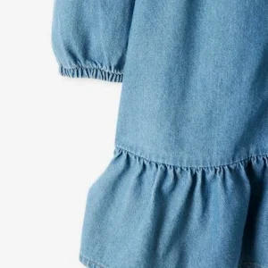 boutique en france Robe à Volant En Denim Fille Stone – Vertbaudet 18