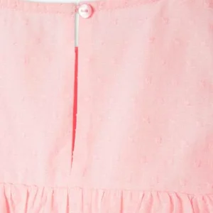 Robe De Cérémonie Fille Effet Plumetis Détails Dentelle Rose – Vertbaudet vente chaude 12