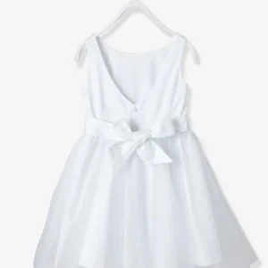 Robe De Cérémonie Fille En Satin Et Tulle Rose Poudré – Vertbaudet comparez les prix 12