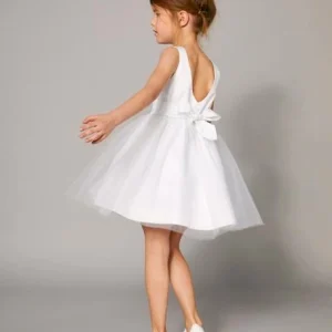 Robe De Cérémonie Fille En Satin Et Tulle Rose Poudré – Vertbaudet comparez les prix 14