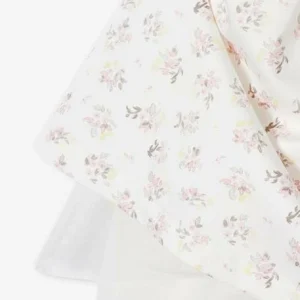 dernière tendance Robe De Cérémonie Fille Motifs Fleurs écru – Vertbaudet 18