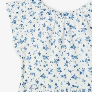 acheter en ligne Robe De Cérémonie Motifs Fleurs Fille écru – Vertbaudet 8