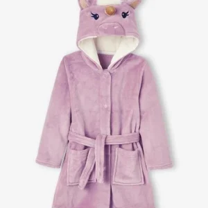 Robe De Chambre Licorne Fille En Maille Peluche Rose Mauve – Vertbaudet boutique en ligne france 10