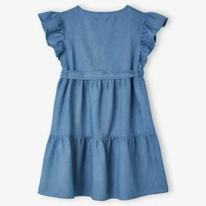 Robe En Denim Léger Effet Portefeuille Fille Stone – Vertbaudet boutique 12